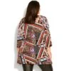 Women's Plus Size Simone Asymmetrical Print Tunic - Multi | AVENUE