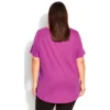 Women's Plus Size Split Neck T-Shirt - Clover | AVENUE 1 Women's Plus Size Split Neck T-Shirt - Clover | AVENUE -Avenue Shop GUEST 0467d547 b275 4dae 9ff5 3839c1d08414
