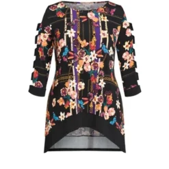 Alternative view of Women's Plus Size Alanah Top - Black | AVENUE