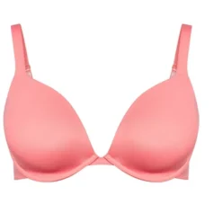 Alternative view of Women's Plus Size Fashion Plunge Bra - Coral | AVENUE