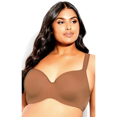 Women's Plus Size Fashion Balconette Bra - Bronze | AVENUE 20 Women's Plus Size Fashion Balconette Bra - Bronze | AVENUE - Image 18