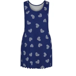 Alternative view of Women's Plus Size Summer Love Chemise - Leopard Heart | AVENUE