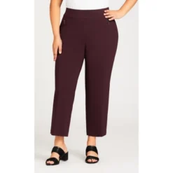 Women's Plus Size Super Stretch Zip Pant Burgundy - Petite | AVENUE 20 Women's Plus Size Super Stretch Zip Pant Burgundy - Petite | AVENUE -Avenue Shop GUEST 0f2f496c 9ae5 46b5 95fd f443493175f1