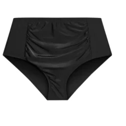 Alternative view of Women's Plus Size Hi Waist Swim Brief - Black | AVENUE