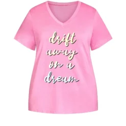 Alternative view of Women's Plus Size Dream On Sleep Set - Pink | AVENUE
