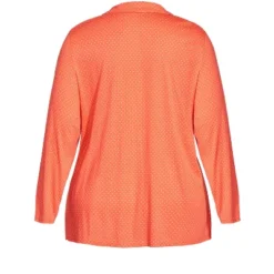 Women's Plus Size Button Print Sleep Top - Peach Spot | AVENUE 12 Women's Plus Size Button Print Sleep Top - Peach Spot | AVENUE -Avenue Shop GUEST 1400943b bea6 4287 9b95 62c52cb1a7bf