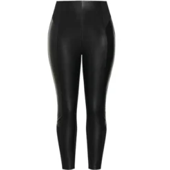 Alternative view of Women's Plus Size Amy Shine Ponte Pant - Black | AVENUE