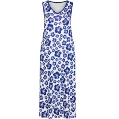Alternative view of Women's Plus Size Summer Love Sleep Maxi Dress - Hibiscus | AVENUE