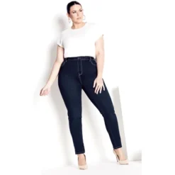 Women's Plus Size Butter Denim Skinny Jean Dark Wash - Tall | AVENUE 7 Women's Plus Size Butter Denim Skinny Jean Dark Wash - Tall | AVENUE -Avenue Shop GUEST 16d24621 98cb 4bc1 8c44 123bda10d629