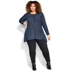 Women's Plus Size Tiarne Two Tone Tunic - Blue | AVENUE 15 Women's Plus Size Tiarne Two Tone Tunic - Blue | AVENUE -Avenue Shop GUEST 1733e320 1885 4e38 8c85 154ebddc34ed