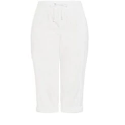 Women's Plus Size Cotton Roll Up Capri - White | AVENUE 10 Women's Plus Size Cotton Roll Up Capri - White | AVENUE -Avenue Shop GUEST 1734baa3 f089 4299 83d4 aed98d350985