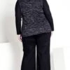 Women's Plus Size Hacci Plain Duet Top - Black | AVENUE -Avenue Shop GUEST 1a4440ae 9222 48c7 b5d8 e165d74c8804