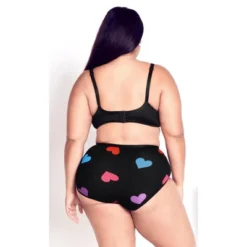 Women's Plus Size Basic Cotton Fashion 3 Pack Brief - Multi | AVENUE