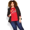 Women's Plus Size Multi Tree Sweat Top - Red | AVENUE 2 Women's Plus Size Multi Tree Sweat Top - Red | AVENUE -Avenue Shop GUEST 1b5c0727 3621 4ee9 84f8 6ed4b415016c