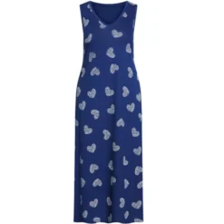 Alternative view of Women's Plus Size Summer Love Sleep Maxi Dress - Leopard Heart | AVENUE