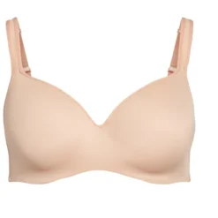 Alternative view of Women's Plus Size Basic Balconette Bra - Beige | AVENUE