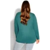 Women's Plus Size V Neck Essential 3/4 Sleeve Tee - Teal | AVENUE 1 Women's Plus Size V Neck Essential 3/4 Sleeve Tee - Teal | AVENUE -Avenue Shop GUEST 20213fd8 95ed 4006 9c67 7be5747cec87