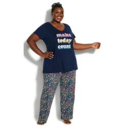 Women's Plus Size Dream On Sleep Set - Navy | AVENUE 7 Women's Plus Size Dream On Sleep Set - Navy | AVENUE -Avenue Shop GUEST 20f1aaf7 f599 47c6 acc6 07389442920d