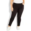 Women's Plus Size Butter Denim Skinny Jean Black - Tall | AVENUE -Avenue Shop GUEST 25d006ff 6da2 43ea 8f66 e098969f21eb