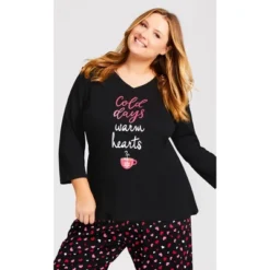 Women's Plus Size Cold Days Top - Black | AVENUE 7 Women's Plus Size Cold Days Top - Black | AVENUE -Avenue Shop GUEST 28852e79 09b5 4030 99f9 53477e4bab4b