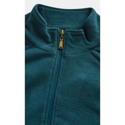 Women's Plus Size Polar Fleece Zip Jacket - Emerald | AVENUE 10 Women's Plus Size Polar Fleece Zip Jacket - Emerald | AVENUE - Image 8