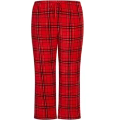 Women's Plus Size Fleece Check Pant - Red | AVENUE 11 Women's Plus Size Fleece Check Pant - Red | AVENUE -Avenue Shop GUEST 301b83a2 b451 4c3c a4da caf1b226e089