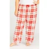 Women's Plus Size Check Fleece Sleep Pant - Red Check | AVENUE -Avenue Shop GUEST 33794d5b 014d 43da bbca 8ced401af0a9