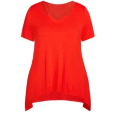 Alternative view of Women's Plus Size Anya Tunic - Scarlet | AVENUE