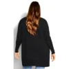 Women's Plus Size Accentuated Neck Cardigan - Black | AVENUE 2 Women's Plus Size Accentuated Neck Cardigan - Black | AVENUE -Avenue Shop GUEST 3428da6e 1ce9 4b42 a2f6 85ca8e0a3373