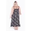 Women's Plus Size Lace Trim Mono Floral Maxi Sleep Dress - Black | AVENUE 2 Women's Plus Size Lace Trim Mono Floral Maxi Sleep Dress - Black | AVENUE -Avenue Shop GUEST 38624358 cf0e 496f 8b05 a734360c2486