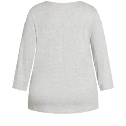 Women's Plus Size Meow Sleep Top - Gray | AVENUE -Avenue Shop GUEST 42d22903 38bf 4786 bfe4 be4ac234de89