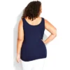 Women's Plus Size Plain Tank - Navy | AVENUE 2 Women's Plus Size Plain Tank - Navy | AVENUE -Avenue Shop GUEST 46c3b7dc 6bc7 4d73 9fc5 79dcd6d6bbf0