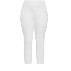 Alternative view of Women's Plus Size Butter Denim Pull On Jean White - Petite | AVENUE