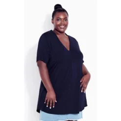 Women's Plus Size Kaylie Hi Lo Top - Navy | AVENUE 14 Women's Plus Size Kaylie Hi Lo Top - Navy | AVENUE -Avenue Shop GUEST 4c4ca740 5a59 451a afb5 4218a57e9ea6