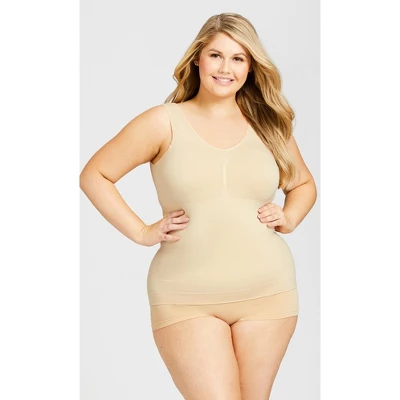 AVENUE | Seamless Shaping Cami - Beige 8 AVENUE | Seamless Shaping Cami - Beige - Image 6