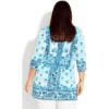 Women's Plus Size Treasured Placement Tunic - Aqua Splash | AVENUE -Avenue Shop GUEST 54a21ca4 49d7 4535 a954 8590859ada4b