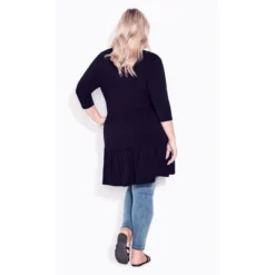 Women's Plus Size Amaya Tunic - Black | AVENUE 16 Women's Plus Size Amaya Tunic - Black | AVENUE -Avenue Shop GUEST 554b026d 025f 4b47 bf0d 5cc3df46dc94