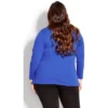 AVENUE | V Neck Long Sleeve Top - Indigo Blue 2 AVENUE | V Neck Long Sleeve Top - Indigo Blue -Avenue Shop GUEST 575aae29 8dc5 4a68 aa04 1b842c45c48f