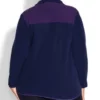 Women's Plus Size Color Block Polar Fleece Pullover - Navy | AVENUE -Avenue Shop GUEST 69e80ba2 9f12 44cf 9b25 912be4be183c