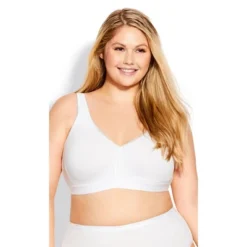 Women's Plus Size Basic Cotton Bra - White | AVENUE 39 Women's Plus Size Basic Cotton Bra - White | AVENUE -Avenue Shop GUEST 7053b9c6 c409 427a 8079 6c2da6a2b8e8