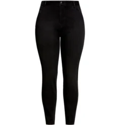 Women's Plus Size Butter Denim Skinny Jean Black - Petite | AVENUE 7 Women's Plus Size Butter Denim Skinny Jean Black - Petite | AVENUE -Avenue Shop GUEST 71256855 a1a5 49cd 9df3 ce04efc661c1