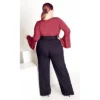 Women's Plus Size Burrow Plain Top - Berry | AVENUE 1 Women's Plus Size Burrow Plain Top - Berry | AVENUE -Avenue Shop GUEST 72a82f88 3b73 45ea 8b04 ea3aa19852c1