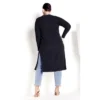 Women's Plus Size Button Knit Cardigan - French Navy | AVENUE 1 Women's Plus Size Button Knit Cardigan - French Navy | AVENUE -Avenue Shop GUEST 73a1aab1 1d43 4e47 be18 91942bc11608