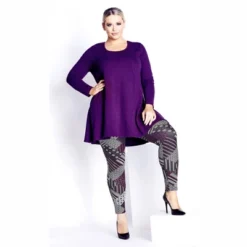 Women's Plus Size Geo Pant - Plum | AVENUE 11 Women's Plus Size Geo Pant - Plum | AVENUE -Avenue Shop GUEST 73c90e62 be3a 4ef0 9645 f0086c2acb0a