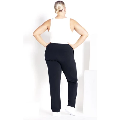 Women's Plus Size Supima® Active Pant Navy - Petite | AVENUE 3 Women's Plus Size Supima® Active Pant Navy - Petite | AVENUE