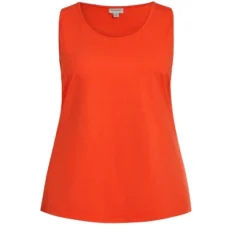 Alternative view of Women's Plus Size Essential Basic Tank - Red Alert | AVENUE