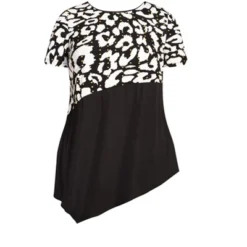 Alternative view of Women's Plus Size Carina Top - Animal Dot | AVENUE
