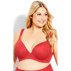 Women's Plus Size Fashion Plunge Bra - Rose Red | AVENUE 9 Women's Plus Size Fashion Plunge Bra - Rose Red | AVENUE -Avenue Shop GUEST 7aea86cb a959 4700 886e b4ba787ffa8c