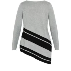 Women's Plus Size Ivory Sweater - Charcoal Marle | AVENUE 12 Women's Plus Size Ivory Sweater - Charcoal Marle | AVENUE -Avenue Shop GUEST 805777ff 464c 4533 af84 ad47a6334e45