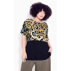 Women's Plus Size Harlow Top - Gold | AVENUE 7 Women's Plus Size Harlow Top - Gold | AVENUE -Avenue Shop GUEST 81b542d2 b893 442d 9816 d7eb197572c9
